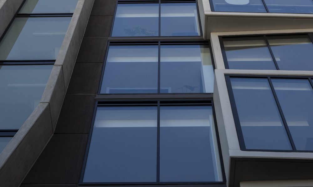 structural glazed facade