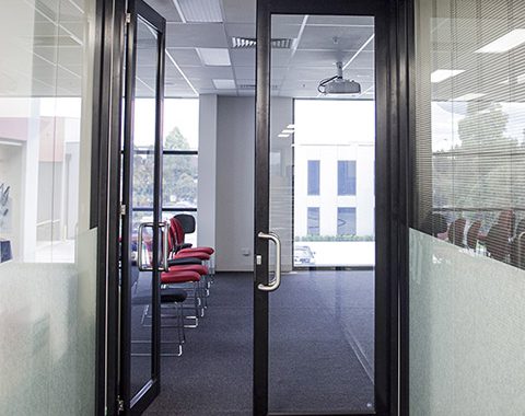 architectural beaded commercial doors