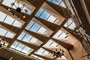 glazed ceiling University of Melbourne, School of Design